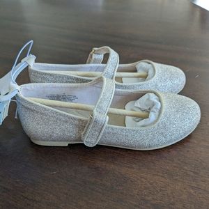 Cat & Jack gold ballet flats size 13 NWT